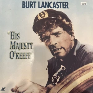 HIS MAJESTY O'KEEFE Laserdisc LD EXCELLENT CONDITION VERY RARE BURT LANCASTER - Picture 1 of 2