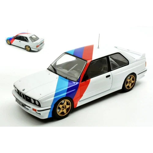 BMW M3 E30 1989 WHITE DECAL 1 24 Whitebox Auto Stradali Modellino Nuovo