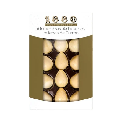 1880 Almendras Artesanas Almond Delights Turron Stuffed Spanish Holiday Gift - Image 1 of 2