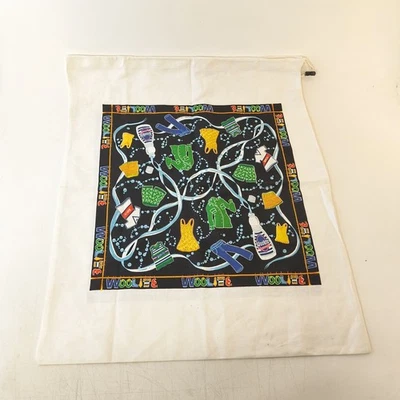 Vintage Woolite Canvas Laundry Bag With Drawstring/Amazing Graphics (23"x28") - Image 1 of 4