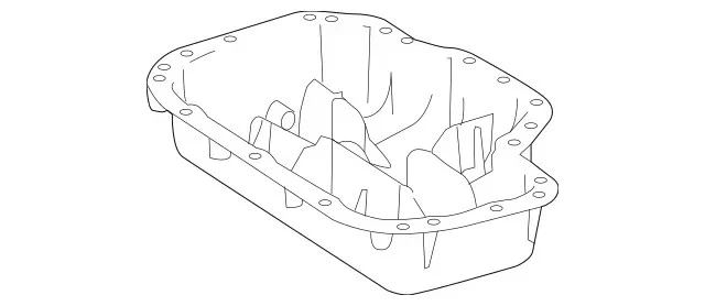 Cacerola de aceite original Mercedes-Benz 642-010-09-10 Foto 1 de 1
