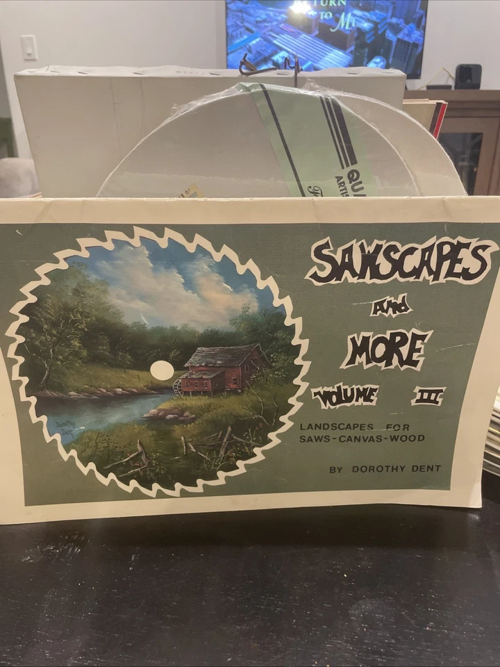 Sawscapes And More Decorative Tole Painting Book Volume 3 Dorothy Dent 1982 - Image 1 of 3