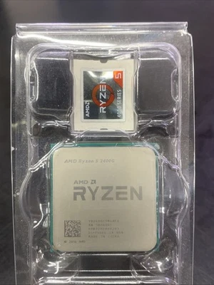 AMD Ryzen 5 2400G processor 3.6 GHz 4 MB L3 Processor CPU YD2400C5M4MFB - Image 1 of 3