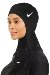 Nike Damen Swim Essential Hijab Schwarz Größe XS /S NESSA444 001 NEU - Bild 1 von 10