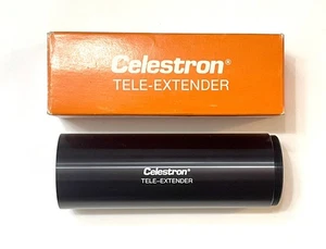 Celestron Tele-extender Screw Mount Lens Adapter Telescope Manual W/ Box - Picture 1 of 4