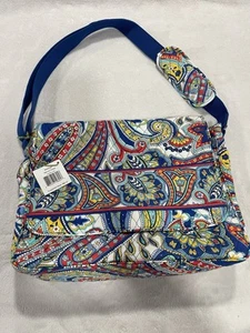 Vera Bradley Floral Messenger Bag retired Marina Paisley Pattern NWT MSRP $86 - Picture 1 of 8