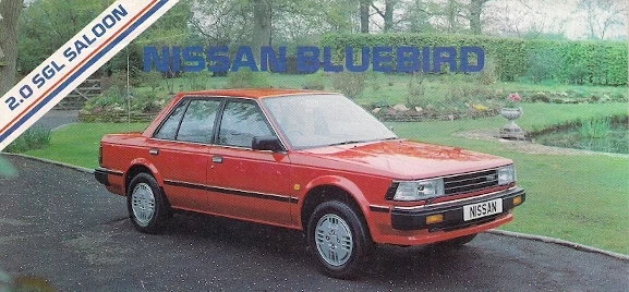 Nissan Bluebird 1984 UK Market Launch Foldout Brochure Saloon Estate Turbo ZX - Image 1 of 1