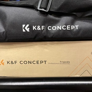 K&F Concept 64" Professional Camera Tripod Aluminum With 360° Ball Head 8kg Load - Picture 1 of 4