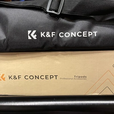 K&F Concept 64" Professional Camera Tripod Aluminum With 360° Ball Head 8kg Load - Image 1 of 4