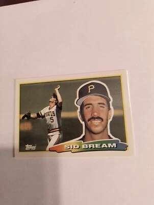 Tarjeta grande Sid Bream 1988 Topps #205 envío gratuito Foto 1 de 2