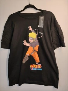 Original Lizenziertes Naruto Shippuden Anime Logo Herren T-Shirt Baumwolle S-XXL - Picture 1 of 9
