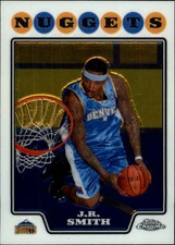 2008-09 Topps Chrome Denver Nuggets Basketball Card #164 J.R. Smith