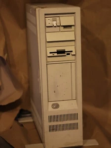 IBM PS/2 model 80 CASE AND w. working PSU ONLY 8580 white heavy 1989 - Picture 1 of 21