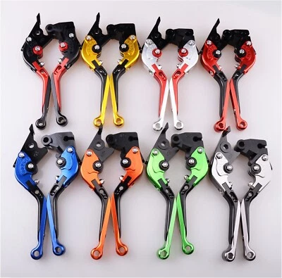 Fold brake clutch levers for BMW K1200R K1300 K1600 S/R/GT R1200 ST RT GS - Image 1 of 4