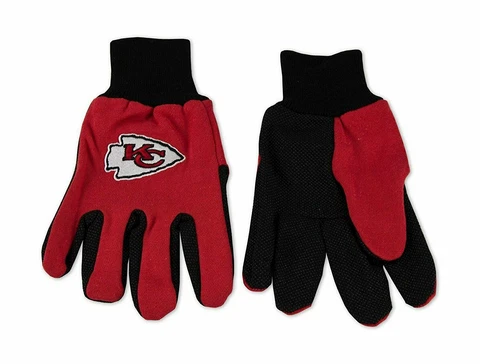 Kansas City Chiefs Official Winter Utility Gloves OSFM NWT Free Shipping Cover