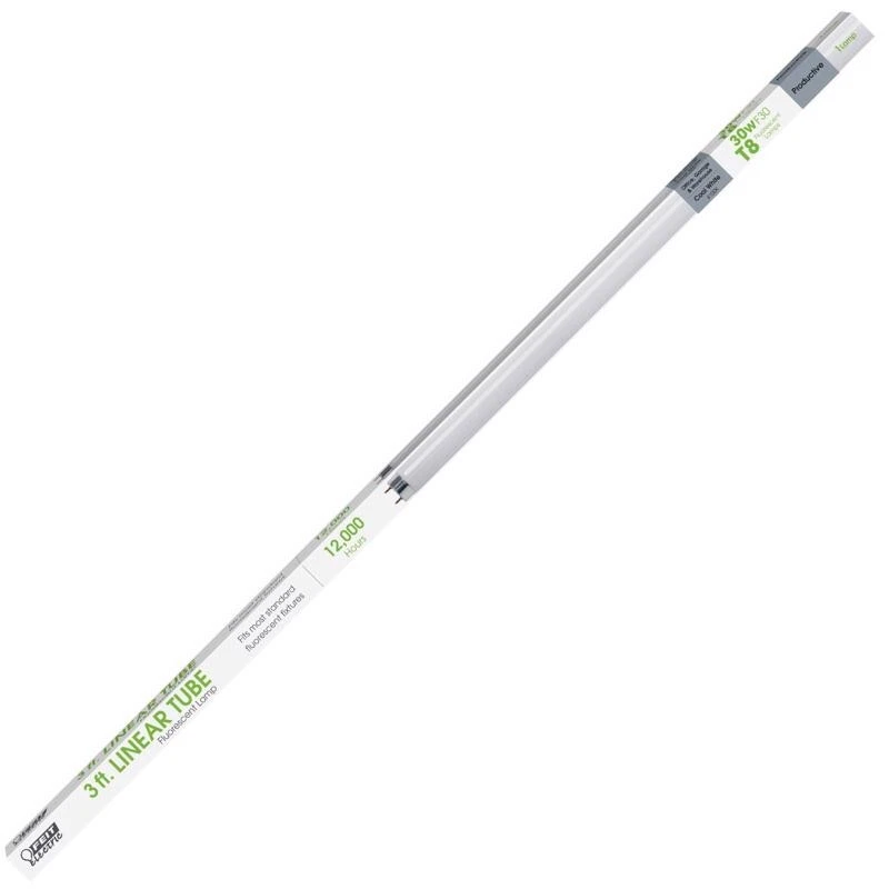 Feit Electric 30 W T8 36 in. L Fluorescent Bulb Cool White linear 4100 K 1 pk - Image 1 of 1