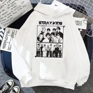STRAY KIDS Retro Graphic Hoodie, Stray Kids Kpop Group Fan Hoodie S-5XL - Picture 1 of 2