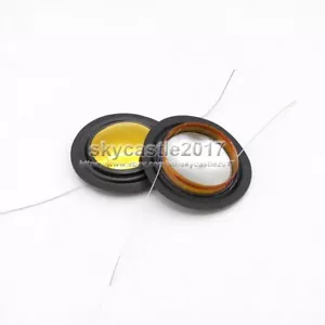 2pc 25.5mm Tweeter Voice Coil Treble Speaker Sound Film Diaphragm Repair Part #1 - Picture 1 of 6
