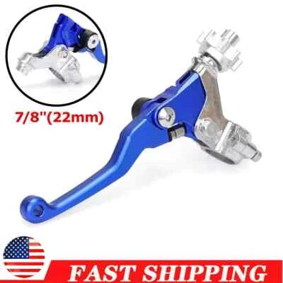 7/8" CNC Handlebar Clutch Lever Handle Perch For KAWASAKI KX 450 450F 450SR 450X - Image 1 of 4