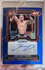 2023 Prizm UFC Jake Matthews Rookie Blue Auto SSP /49 #SA-JMT Clean! Mint 💎🔥