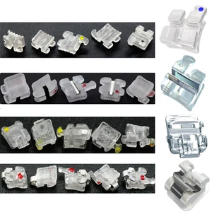 Orthodontic Self-ligating Bracket Ceramic Braces Damon Clear 3M Clarity Roth MBT - Picture 1 of 102