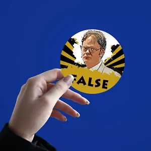 Pegatina falsa Dwight Schrute The Office - Scuderia GP - Imagen 1 de 1
