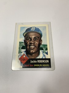 1991  Reprint 1953 Topps Set Break Jackie Robinson Archives Card #1