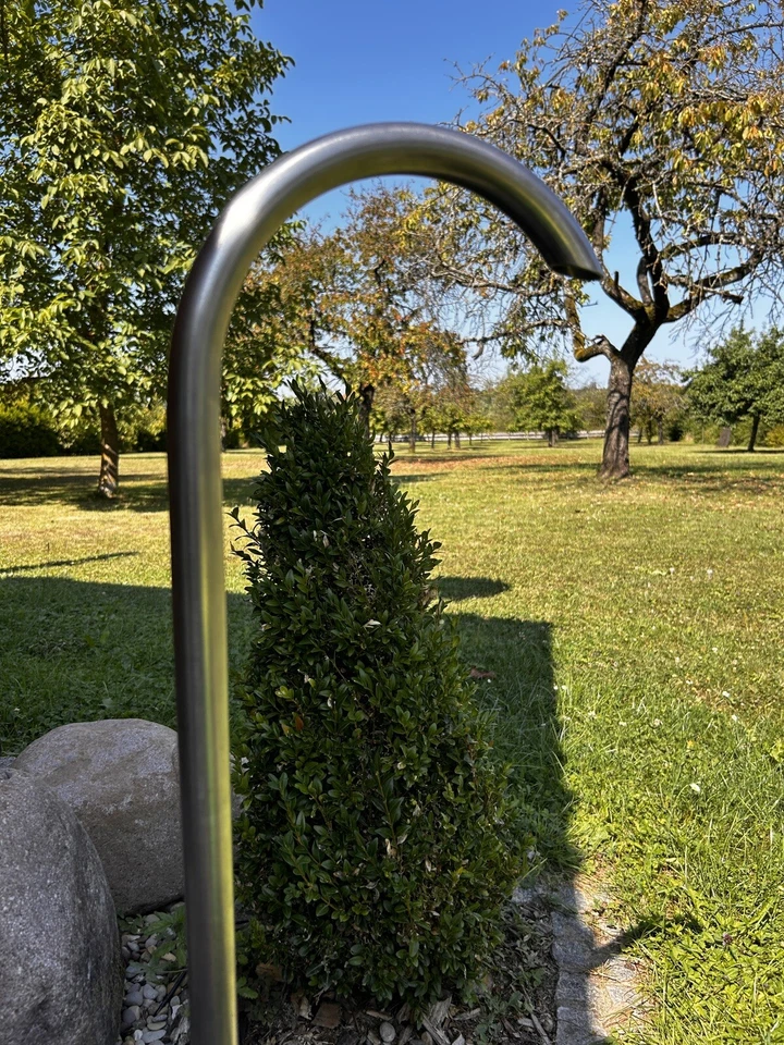 Brunnen-Einlauf 25mm aus Edelstahl,75 cm,Wasserspeier,Wasserhahn,Zierbrunnen, - Bild 1 von 4