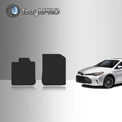 Alfombrillas delanteras ToughPRO negras para Toyota Avalon todo tipo de clima ajuste personalizado 2013-2018 Foto 1 de 4