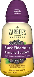 Zarbee's Naturals Black Elderberry Immune Support with Real Elderberry- Vitamin - Picture 1 of 10