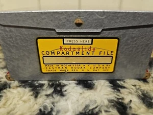 Eastman Kodak Kodaslide Compartment Slide File Vintage Length 7" Width 4.5" H 2" - Picture 1 of 9