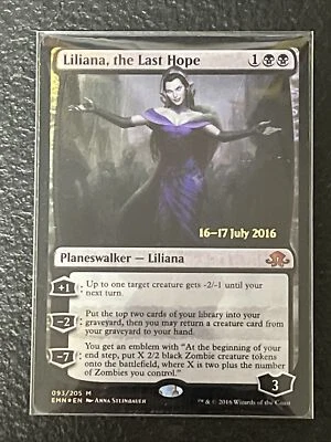 MTG *Liliana, the Last Hope Prerelease Foil X1* (NM/LP) Eldritch Moon Magic - Image 1 of 3