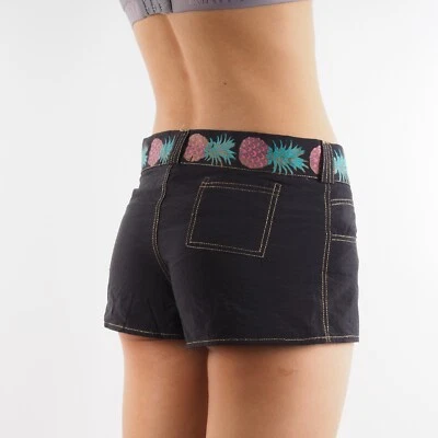 Roberto Just Cavalli Mujer Negro Lo último Nylon Ropa de Playa Pantalones Cortos de Natación 42 S Pequeño US6 Foto 1 de 4