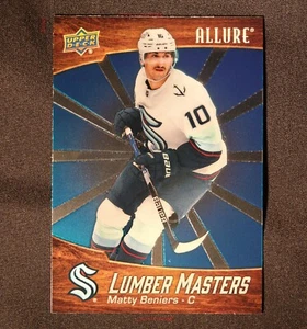 2023-24 Allure Matty Berniers LUMBER MASTERS #LM-7 KRAKEN - Picture 1 of 3