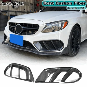 2xCarbon Lufteinlass Entlüftung Air Vent für Merceben Benz W205 C-Klasse C43 AMG - Bild 1 von 13