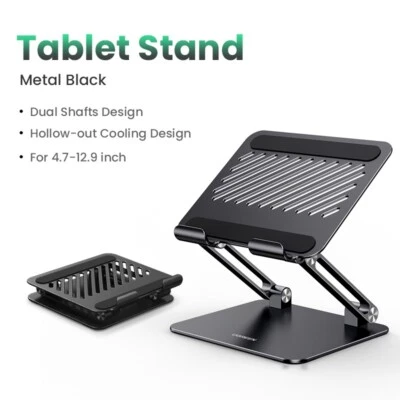 UGREEN Tablet Phone Stand Aluminum Foldable Tablet Holder For iPad Xiaomi Laptop - Image 1 of 4