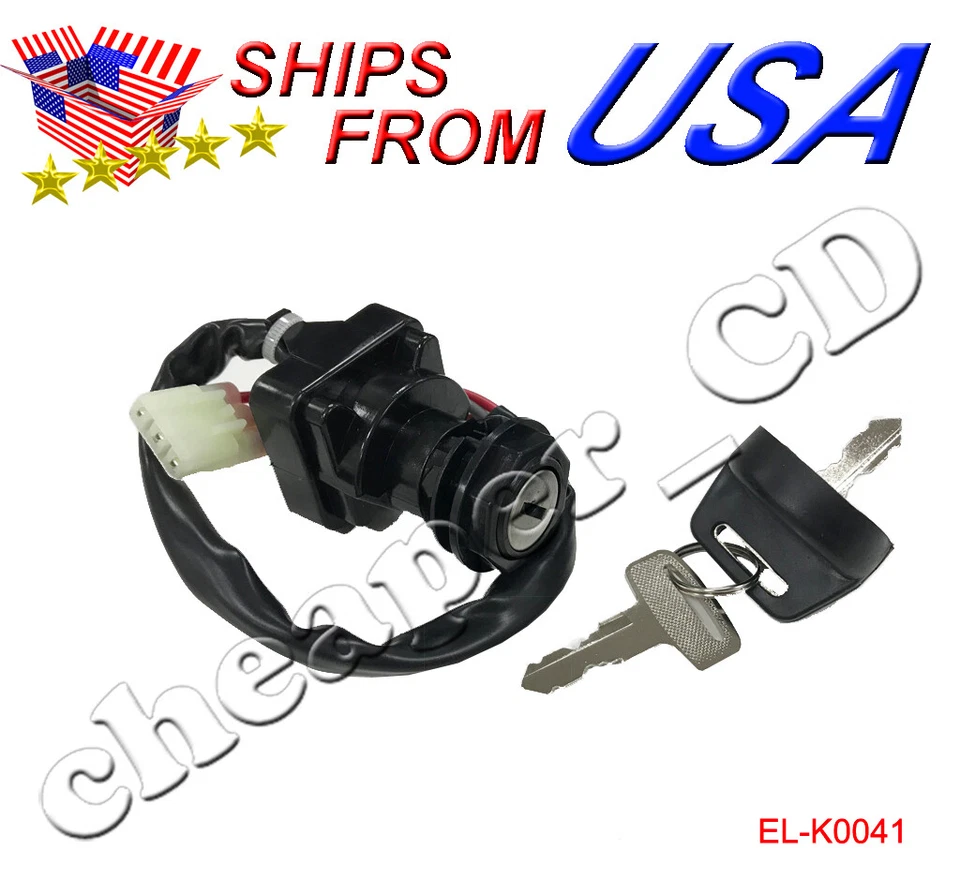 Ignition Key Switch for Suzuki Quadsport Z250 LTZ250 2x4 2004-2009 - Image 1 of 1