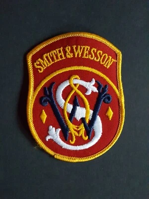 Original Aufnäher Patch / Wappen Smith & Wesson 10 x 7,5 cm ca. 1980 - Bild 1 von 2
