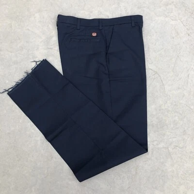 Red Kap Mens Navy Uniform Industrial Pants Unhemmed PT10NV4 Size 37 NWOT - Image 1 of 4