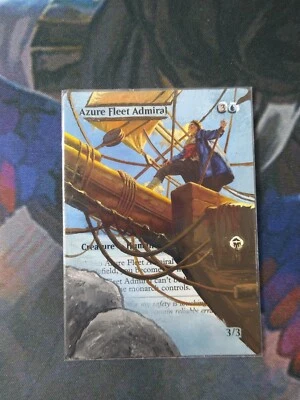 Azure Fleet Admiral - Hand Painted Alternate Art | 7% Off 2+ | NM | MTG - Image 1 of 2