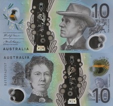 Australia 10 Dollars (2017) - Horserider/Ox Cart/p63 UNC