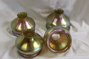 Kunst Glasschirme Gold, Kürbisblüte, Tiffany Stil 4 - Bild 1 von 7