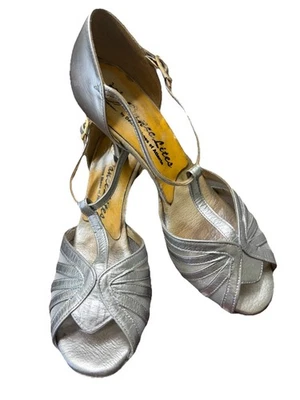 Zapatos de baile plateados de Atlanta Dance Lites de colección para damas talla 6,5 Foto 1 de 4