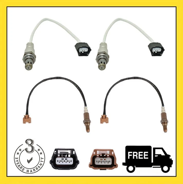 Sensor de oxígeno aguas arriba+aguas abajo 4 piezas para Nissan Altima 2013-2014 Infiniti QX60 2014 Foto 1 de 4