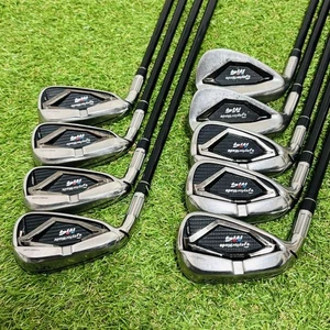 TaylorMade M4 Iron Set 9pcs 4-PW, GW, SW Graphite Flex R Left-Handed - Picture 1 of 5