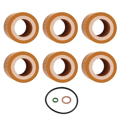 Engine Oil Filter for BMW 640i Coupe Convertible 2012-2018 57327 6-Pack - Image 1 of 4