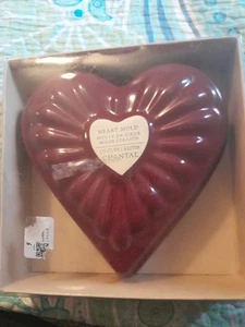 Teglia da forno Chantal in ceramica rossa 2 1/2 tazze forno a tavola microonde nuova - Foto 1 di 9