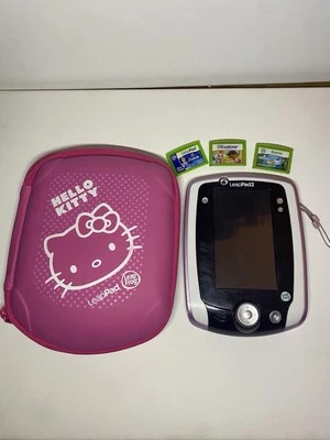 Leap Pad 2 w/ 3 games + hello kitty carrying case  - Image 1 of 3