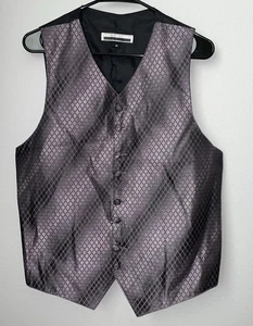 Perry Ellis Stretch Smoking Hochzeit Weste Herren Medium Lila - Bild 1 von 6