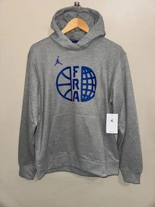 Jordan x France Basketball Team Issue On-Court Practice Hoodie grau Herren 2XL NEU - Bild 1 von 9